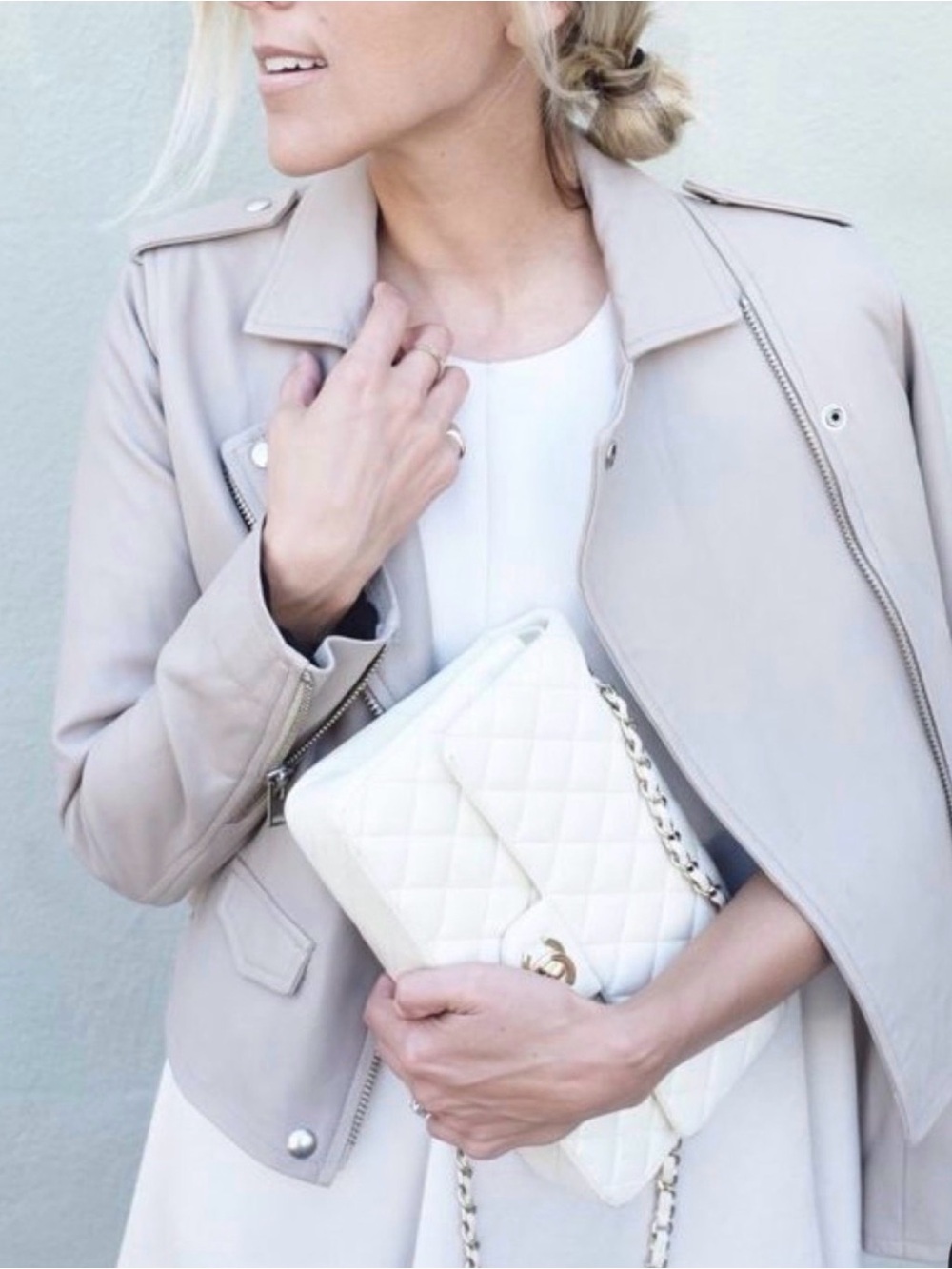 IRO Dylan Tan Leather Jacket Size 38